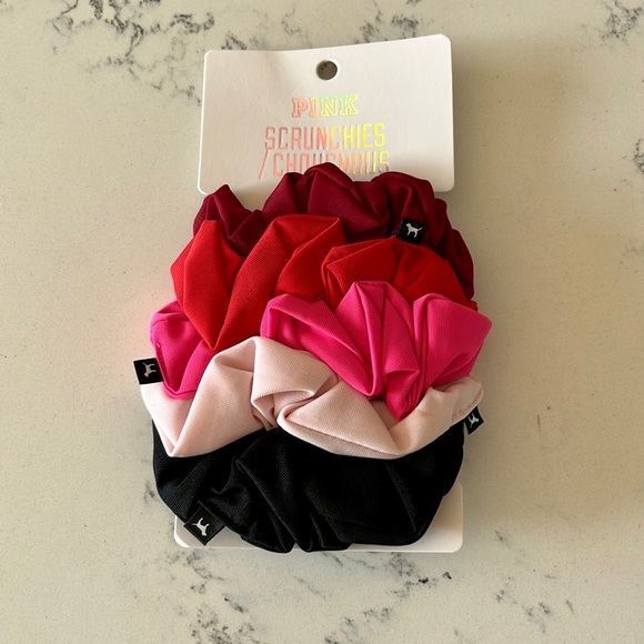 ♥️HP 10/25♥️ Pink Victoria’s Secret scrunchies - Picture 4 of 9